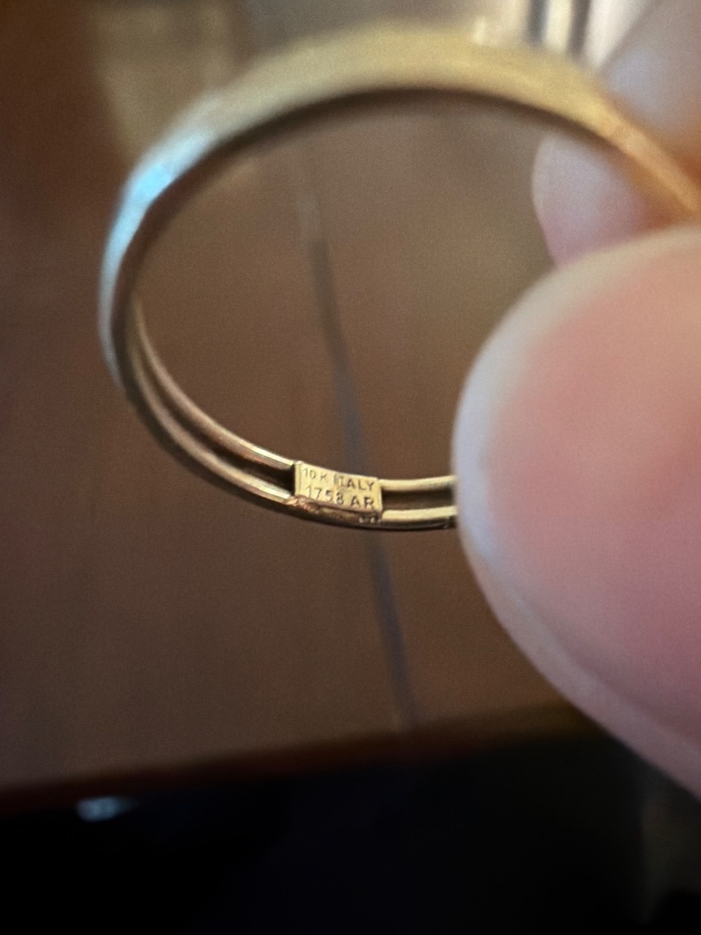 10k Yellow gold Italy Ring - Picture 2 of 4